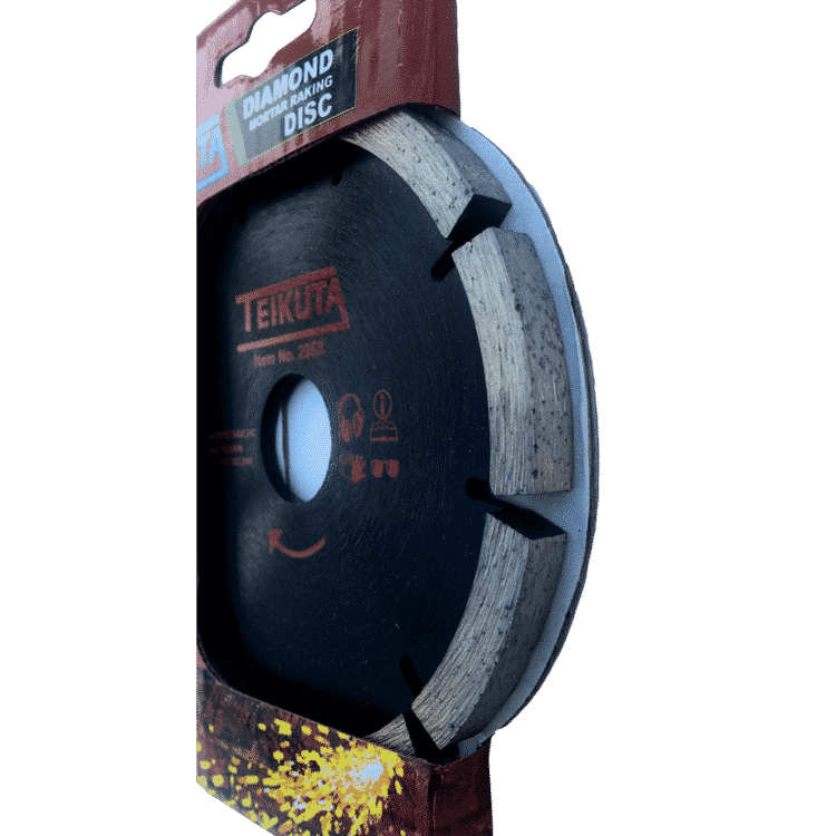 Mortar Rake Disk Use in angle grinder for repairing cracks in render